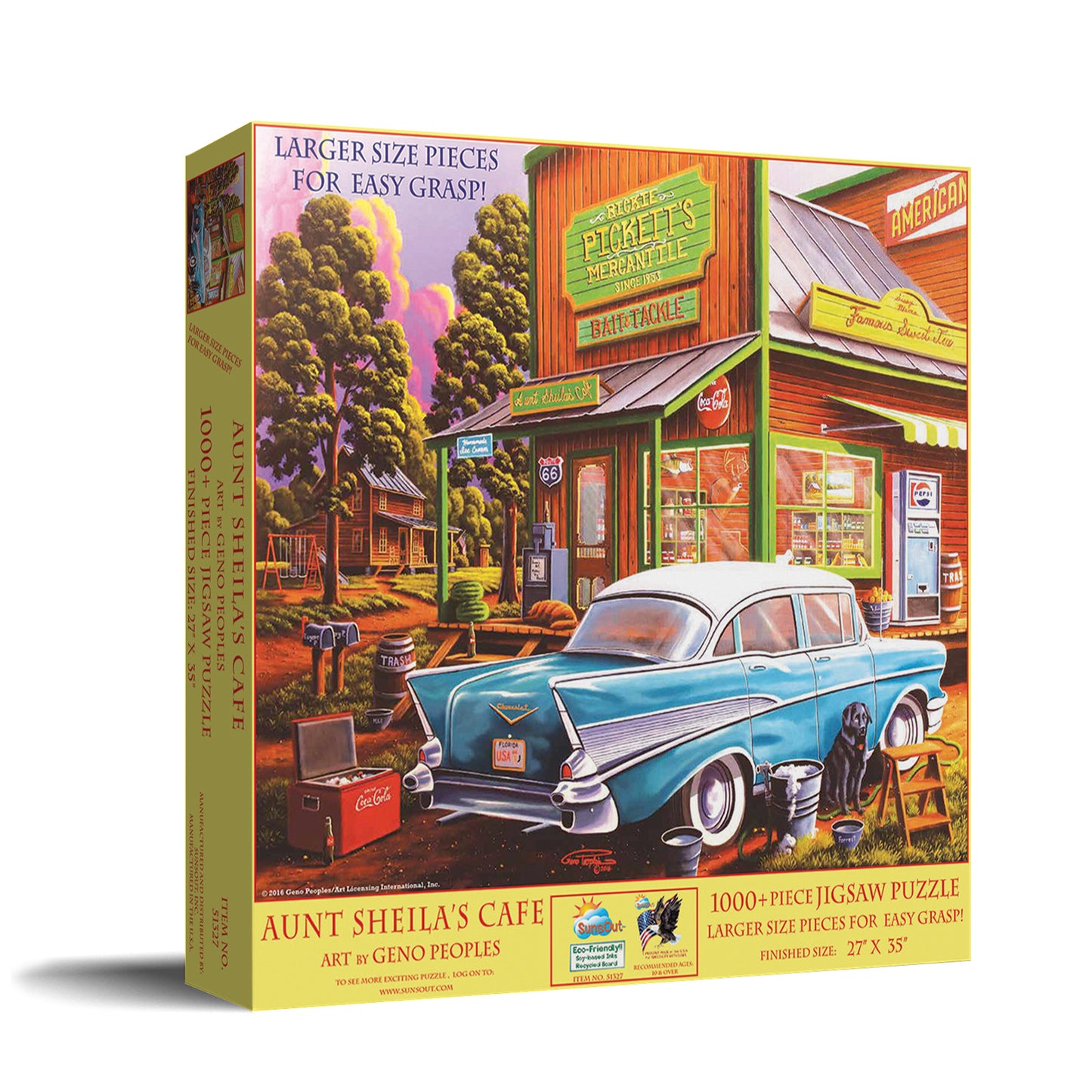 Aunt Sheila's Cafe - 1000 Large Piece Jigsaw Puzzle