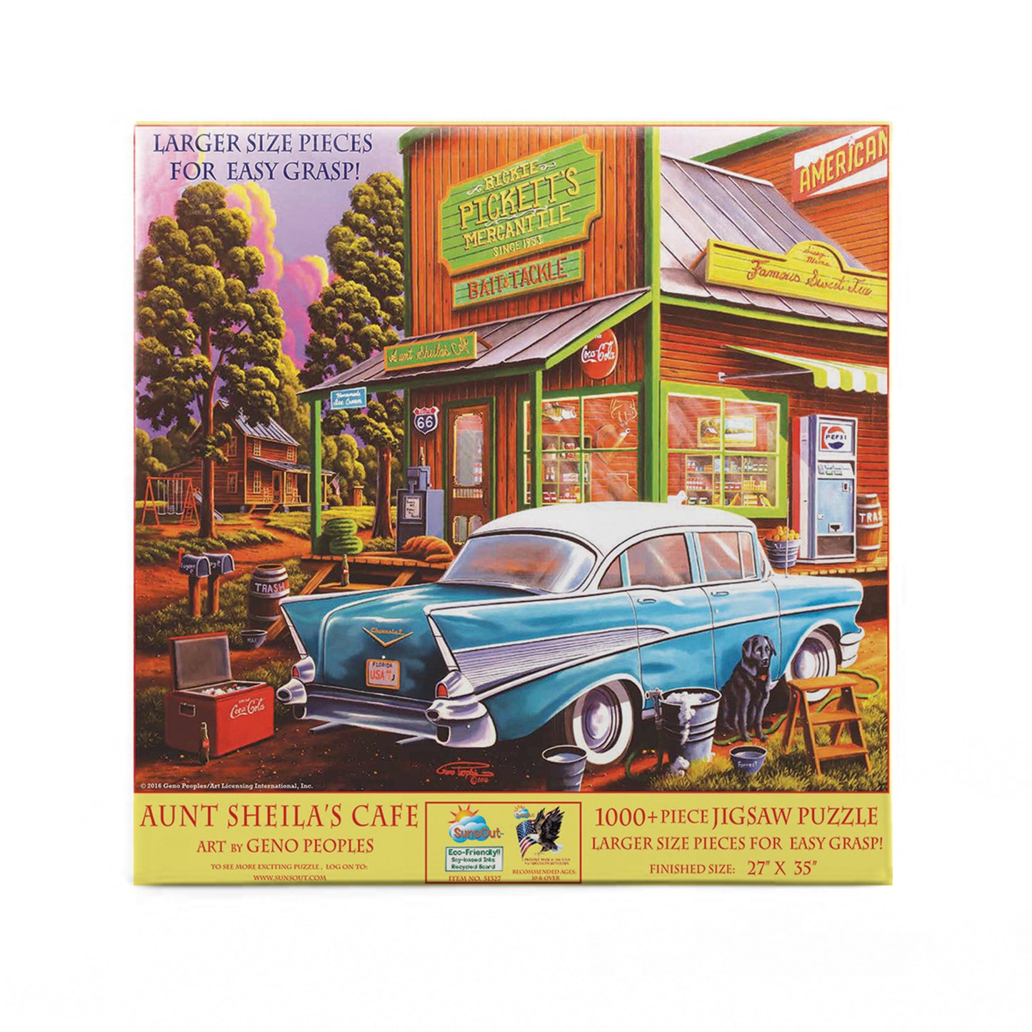 Aunt Sheila's Cafe - 1000 Large Piece Jigsaw Puzzle