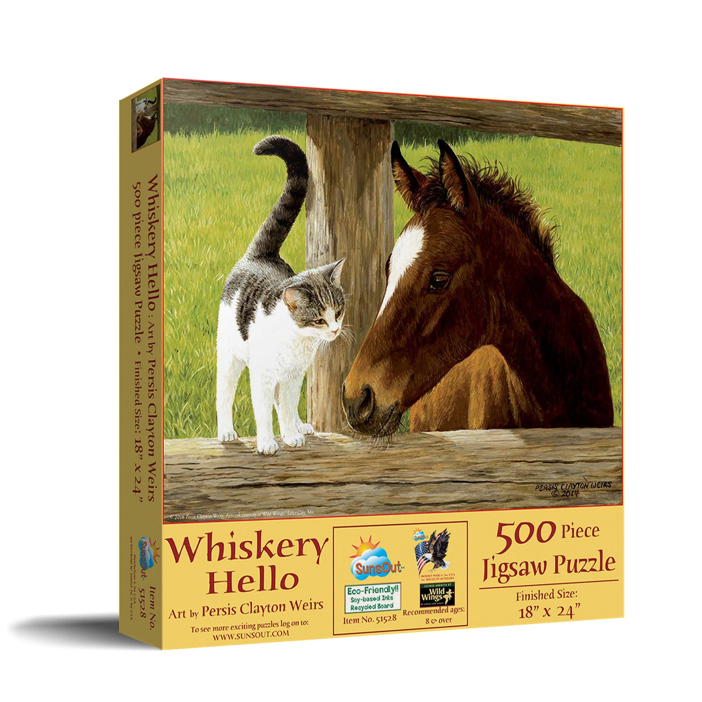 A Whiskery Hello - 500 Piece Jigsaw Puzzle