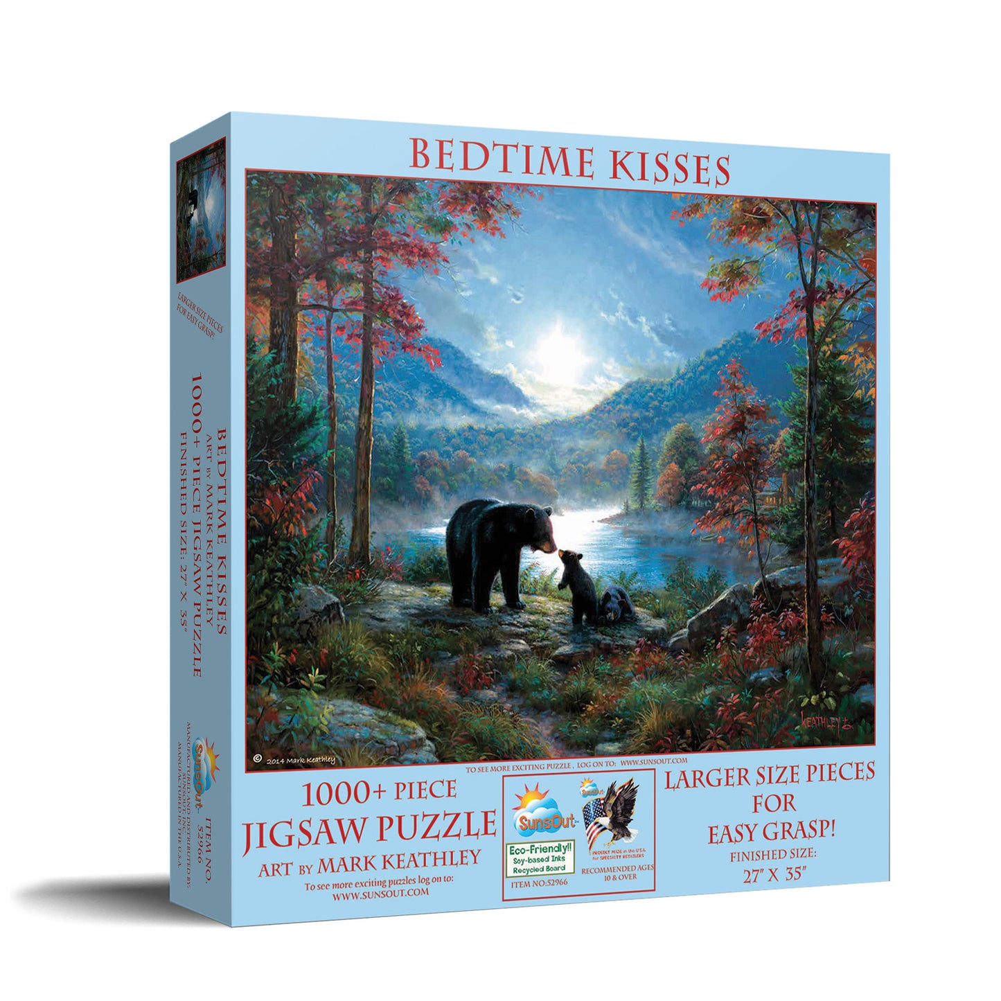 Bedtime Kisses - 1000 Large Piece Jigsaw Puzzle