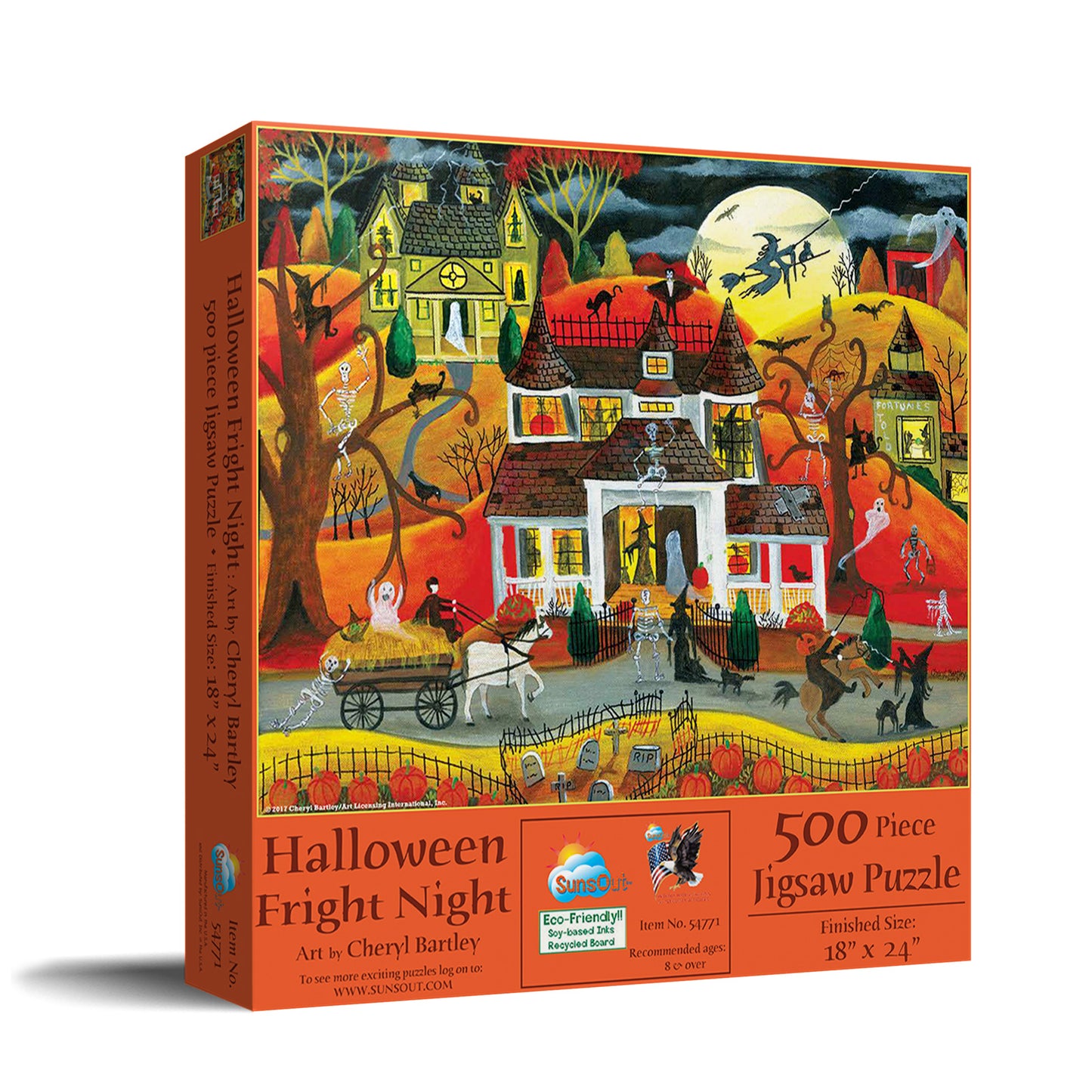 Halloween Fright Night - 500 Piece Jigsaw Puzzle