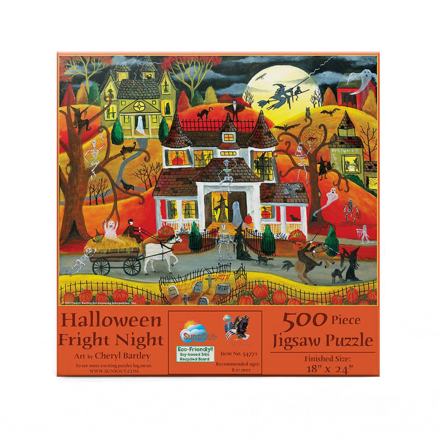 Halloween Fright Night - 500 Piece Jigsaw Puzzle