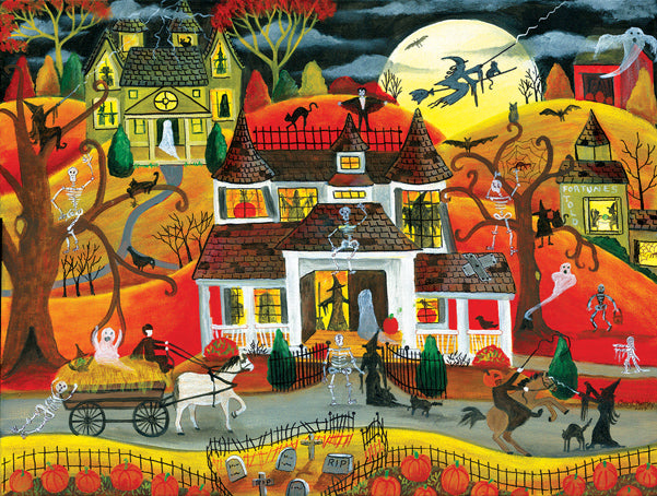 Halloween Fright Night - 500 Piece Jigsaw Puzzle
