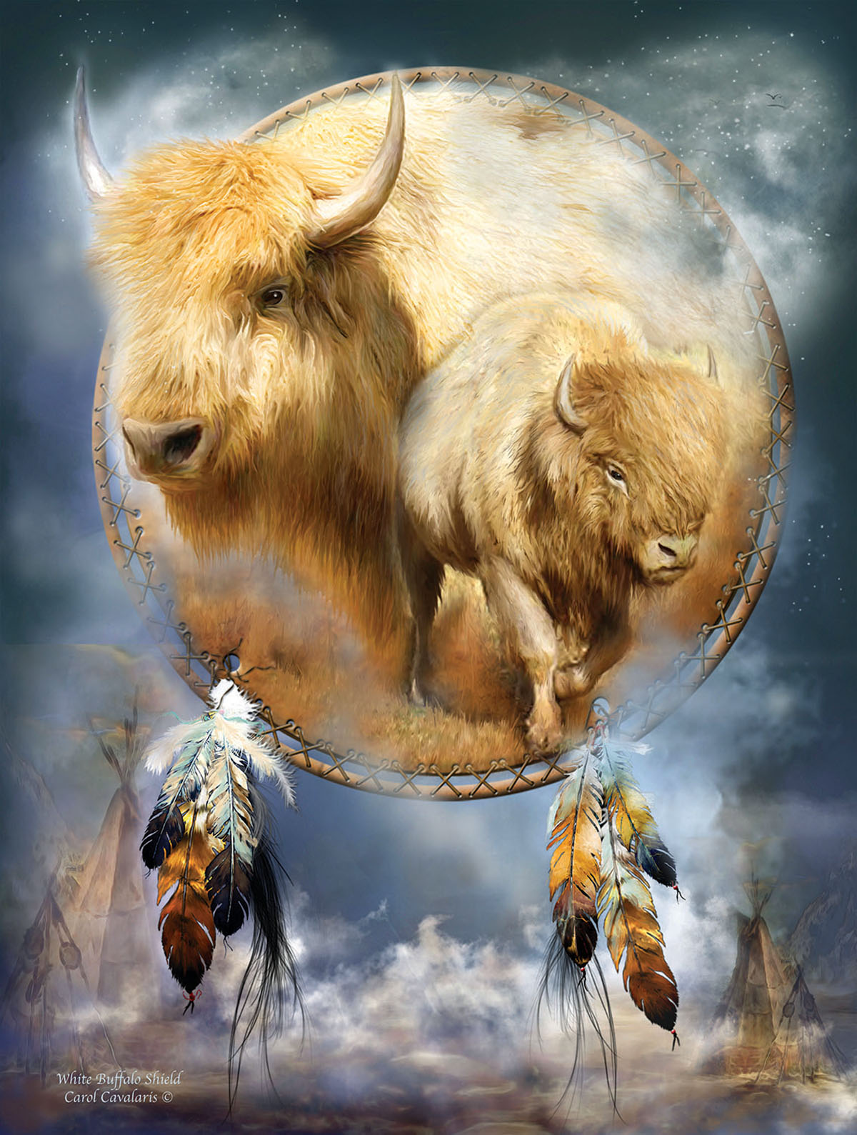 Spirit of the White Buffalo - 500 Piece Jigsaw Puzzle