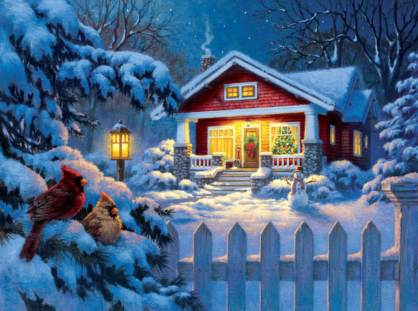 Christmas Bungalow - 1000 Piece Jigsaw Puzzle