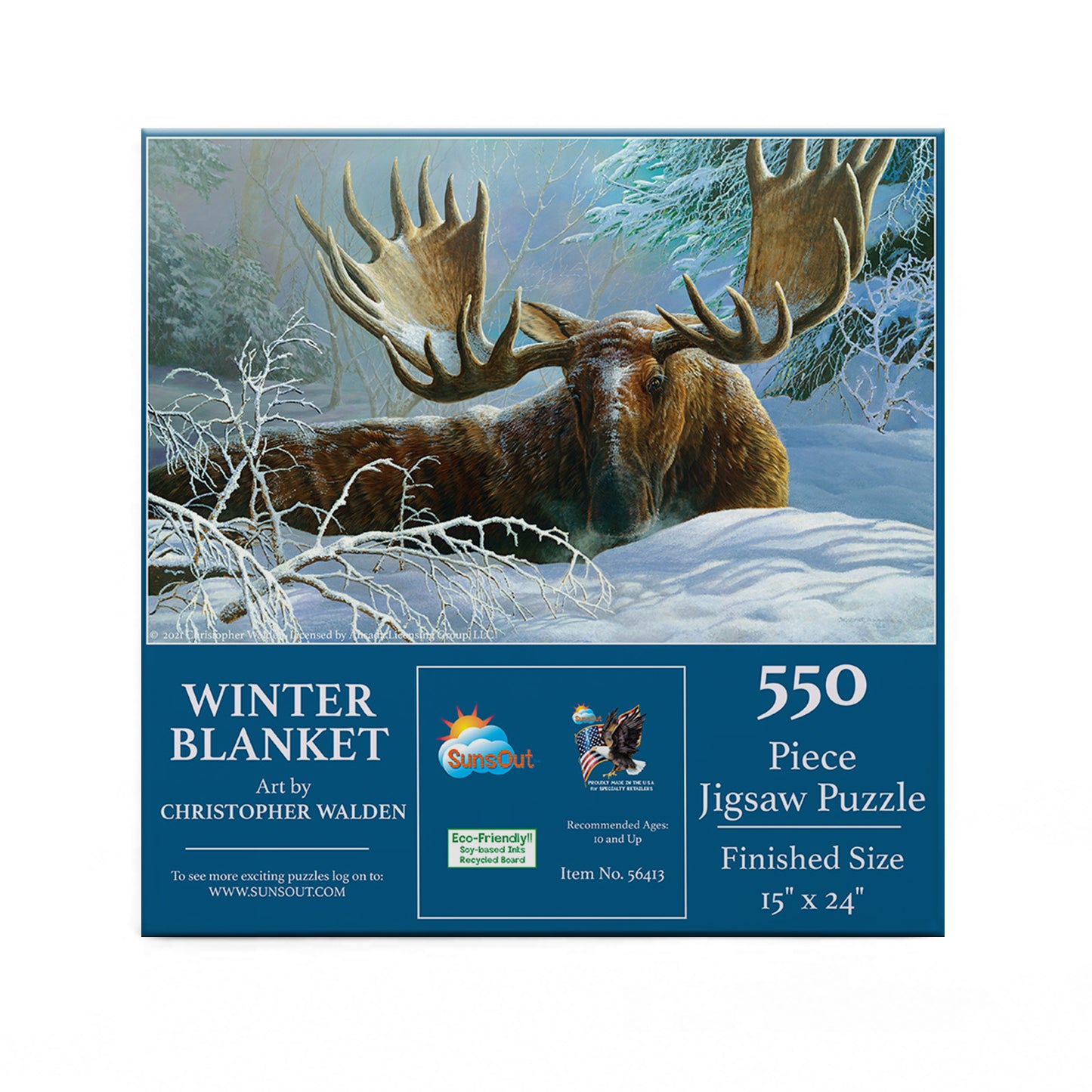 Winter Blanket - 550 Piece Jigsaw Puzzle