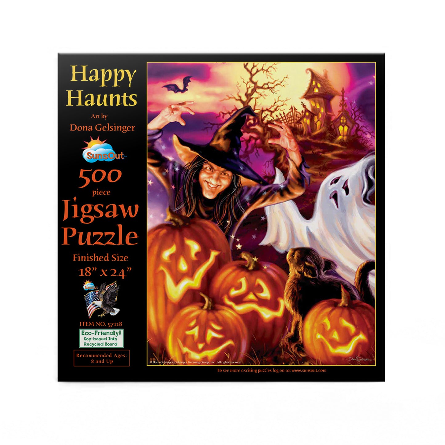 Happy Haunts - 500 Piece Jigsaw Puzzle