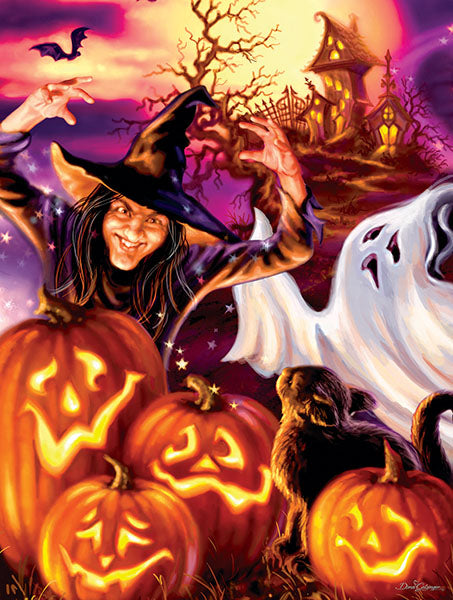 Happy Haunts - 500 Piece Jigsaw Puzzle