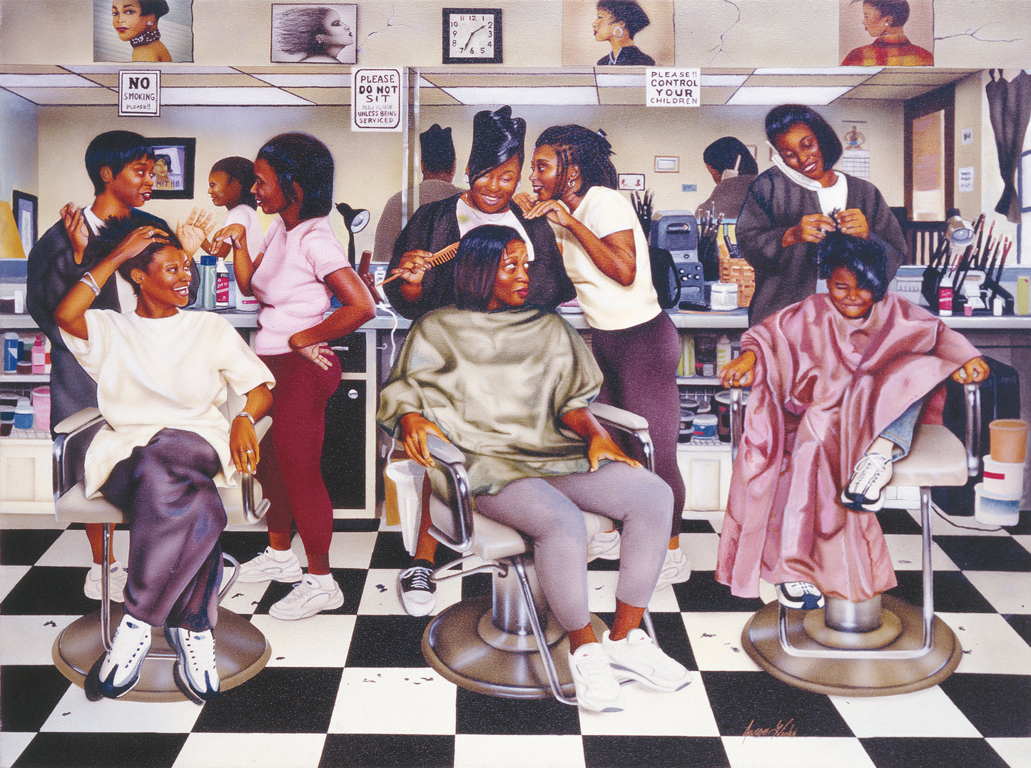 Beauty Shop Gossip - 1000 Piece Jigsaw Puzzle