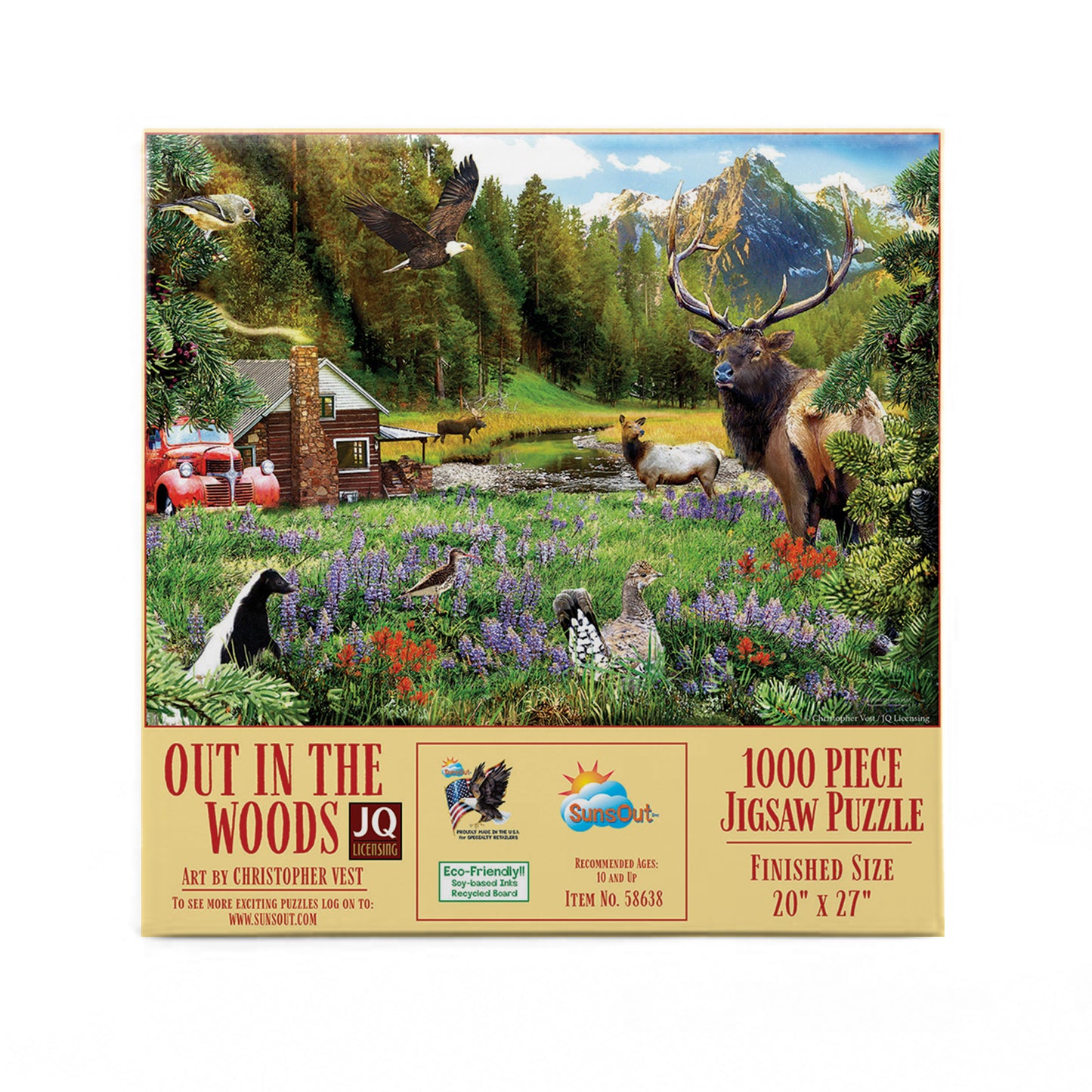 Out in the Woods - 1000 Piece Jigsaw Puzzle