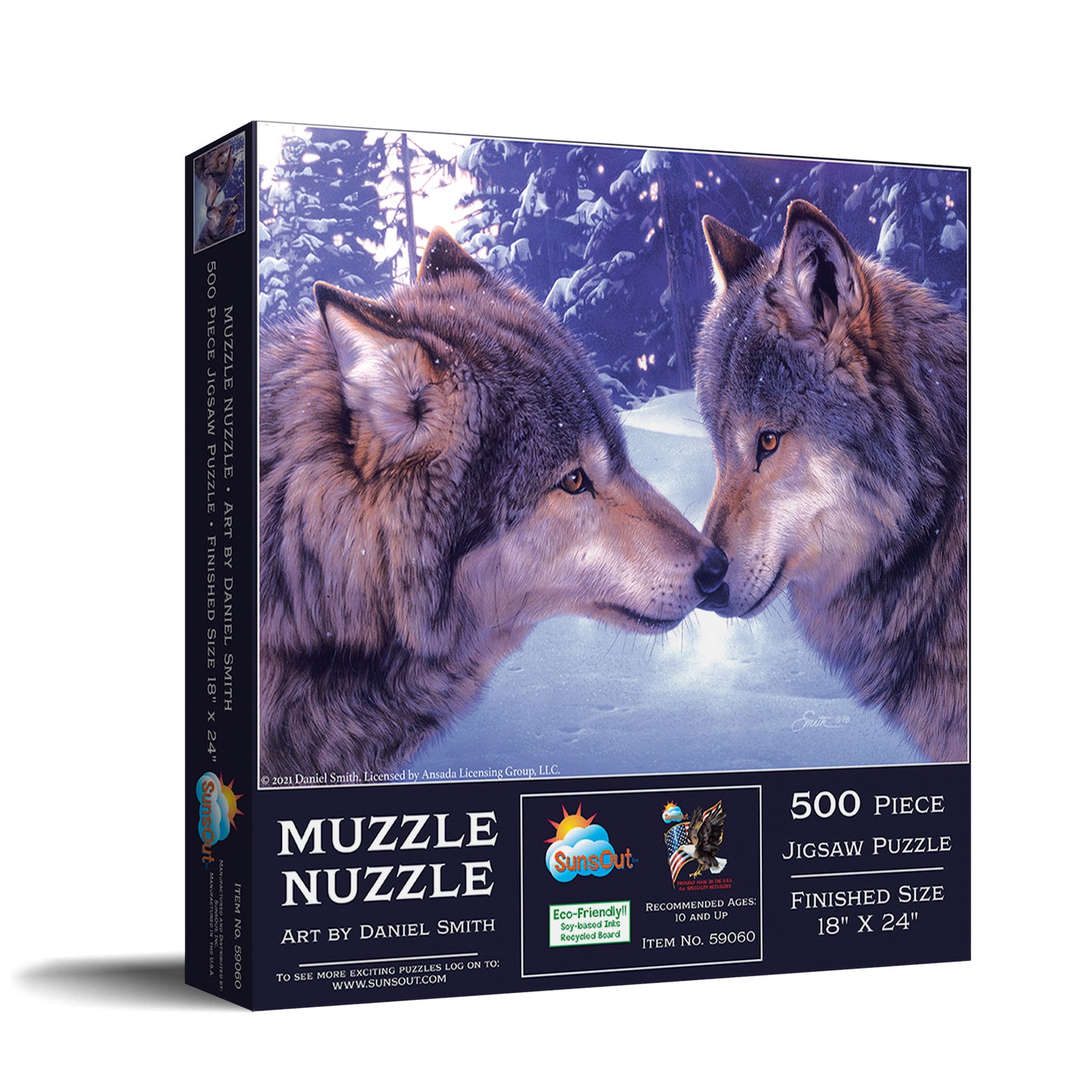 Muzzle Nuzzle - 500 Piece Jigsaw Puzzle