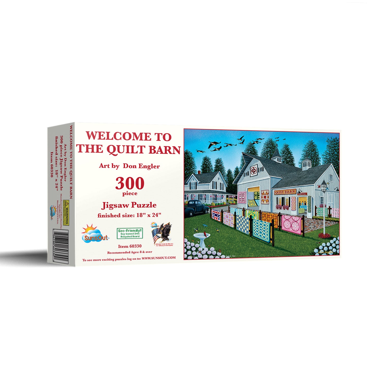Welcome to the Quilt Barn - 300 Piece Jigsaw Puzzle