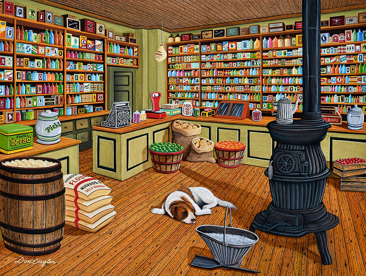 Dog Day Afternoon - 500 Piece Jigsaw Puzzle