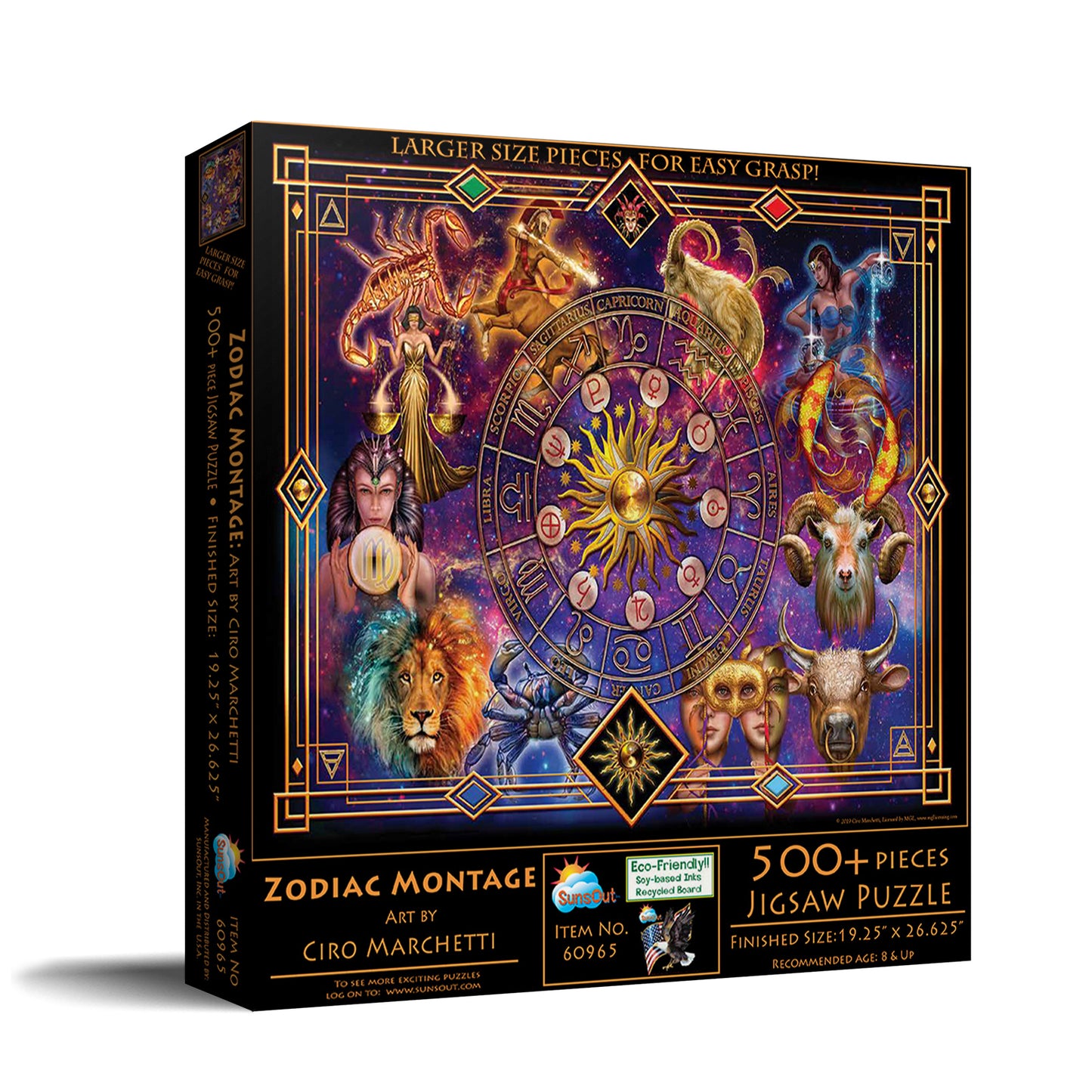 Zodiac - 500 Large Piece Jigsaw Puzzle