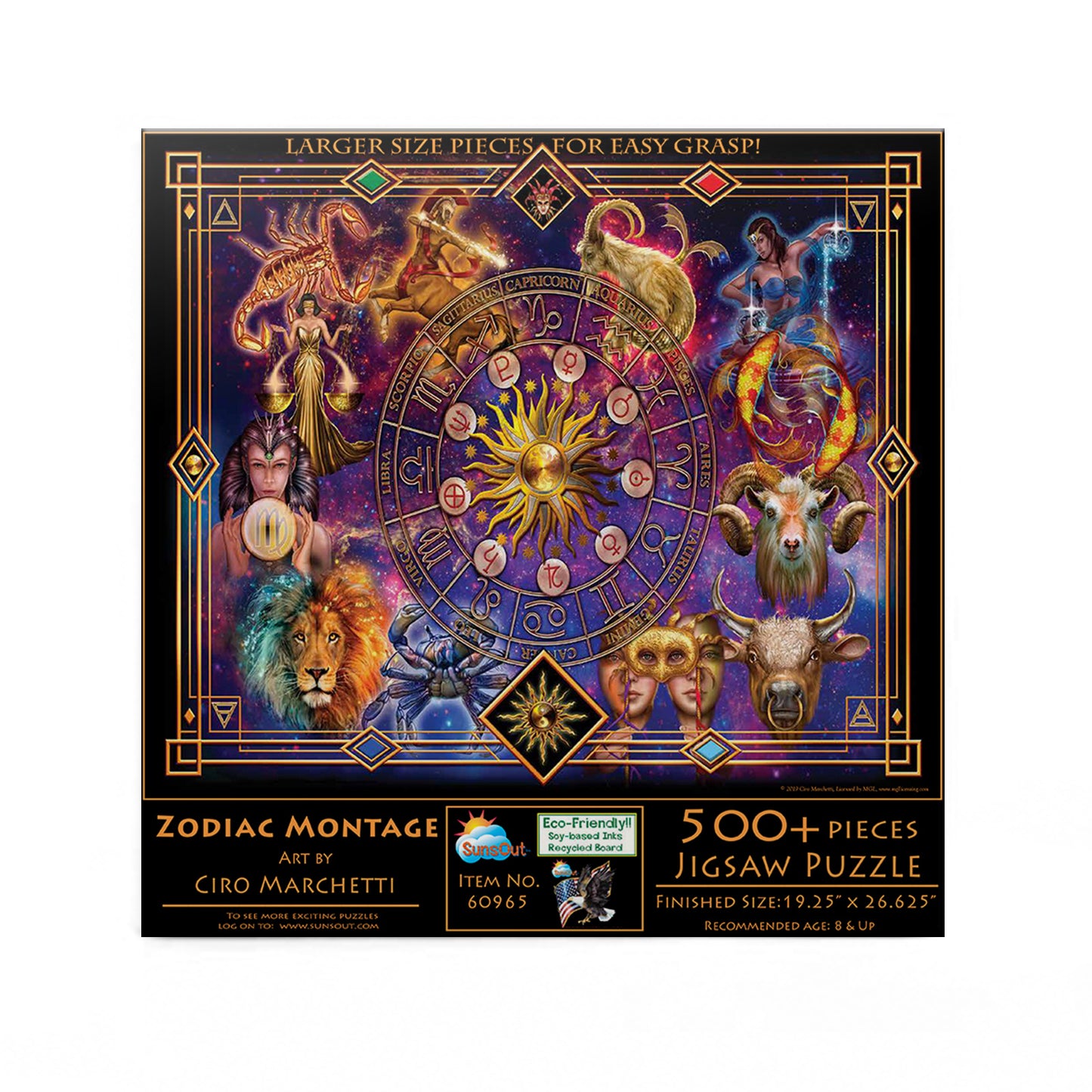 Zodiac - 500 Large Piece Jigsaw Puzzle