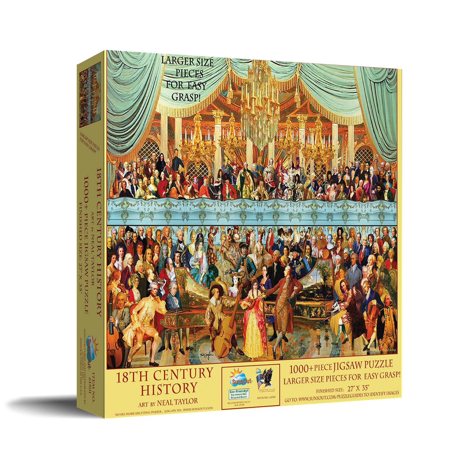 18th Century History - 1000 Large Piece Jigsaw Puzzle