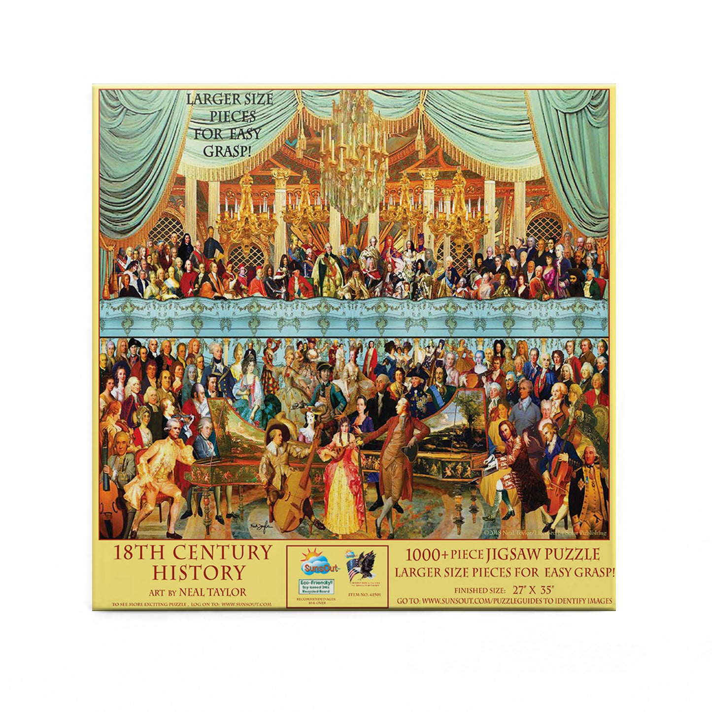 18th Century History - 1000 Large Piece Jigsaw Puzzle