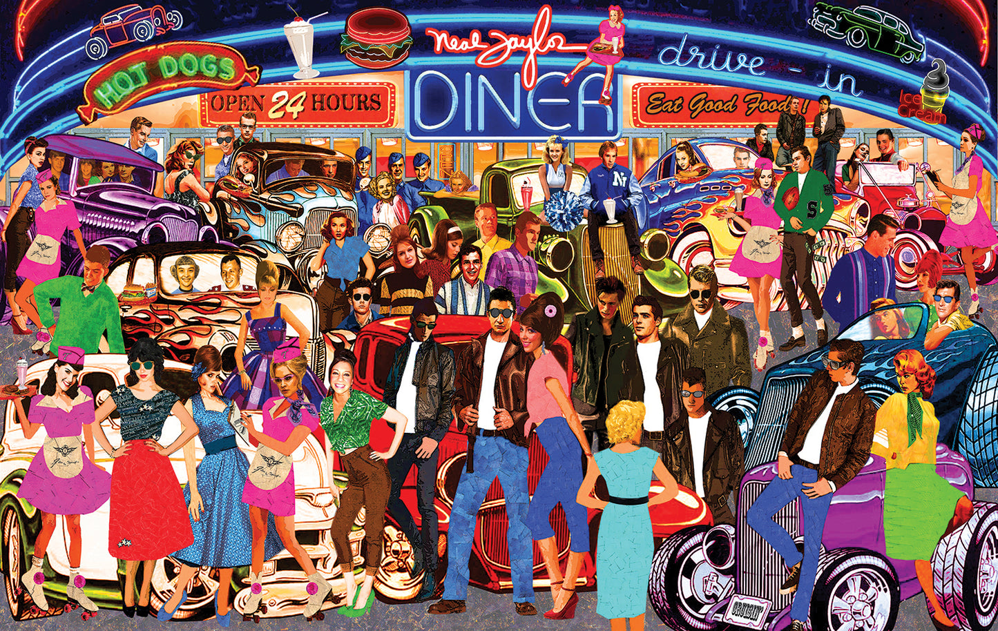Cruisin - 550 Piece Jigsaw Puzzle
