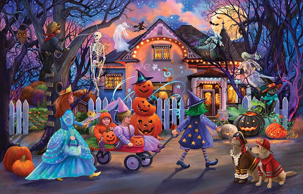 Halloween Trick or Treat - 1000 Piece Jigsaw Puzzle