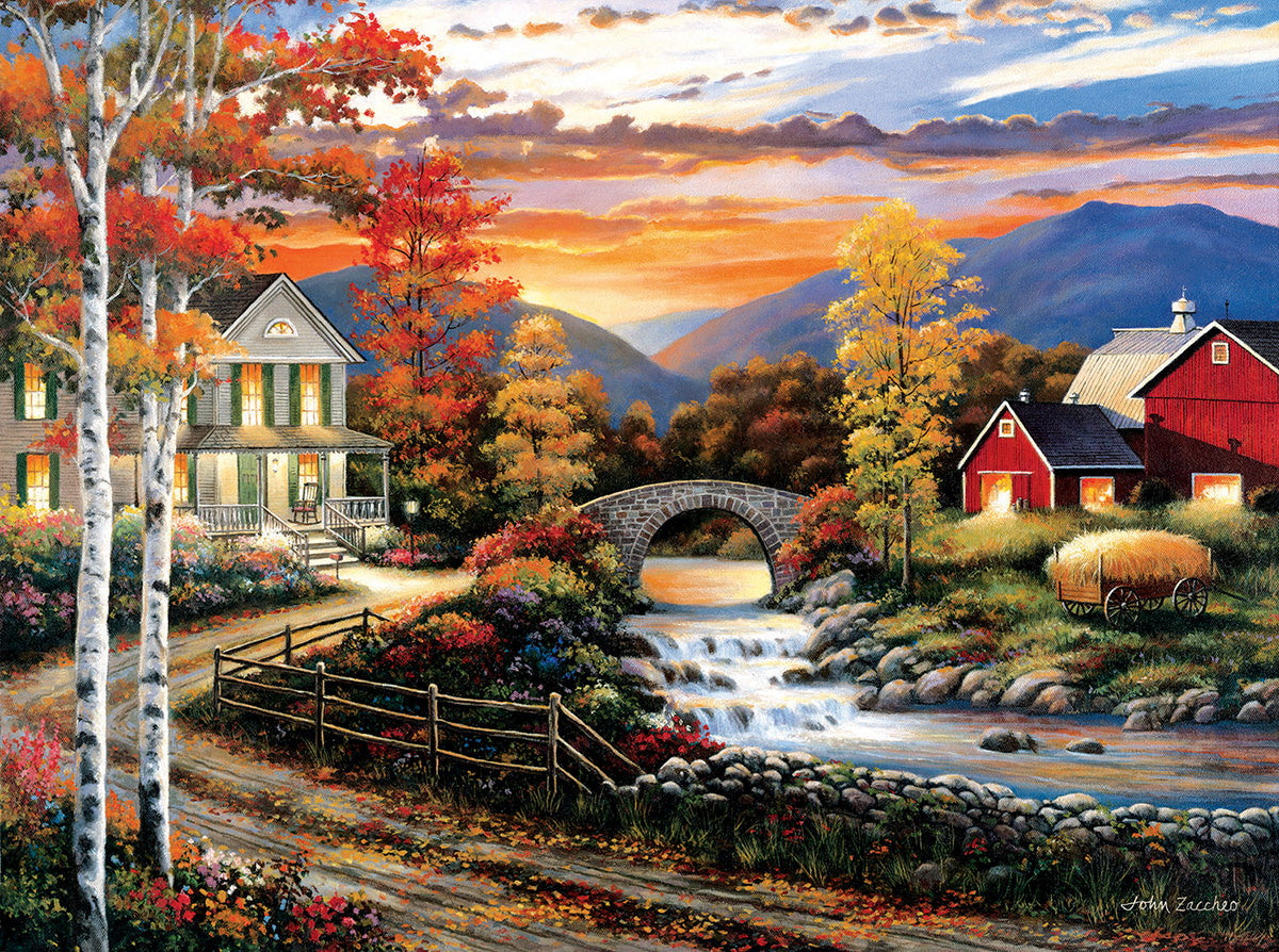 Babbling Creek Road - 1000 Piece Jigsaw Puzzle