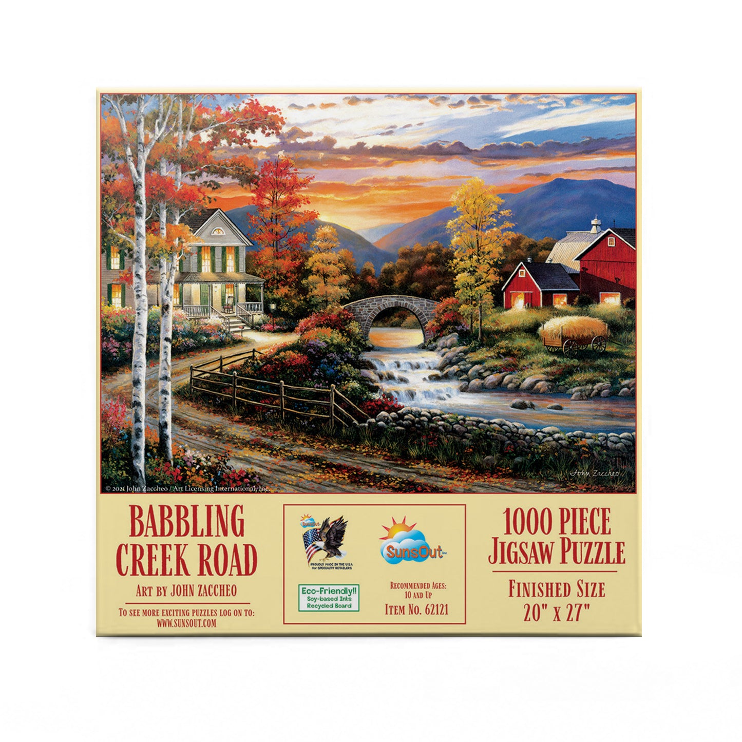 Babbling Creek Road - 1000 Piece Jigsaw Puzzle