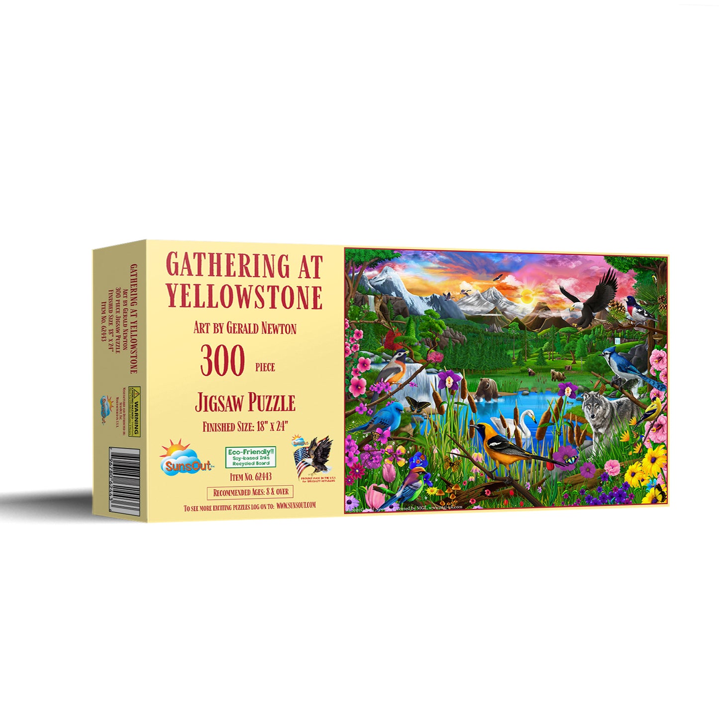 Gathering at Yellowstone - 300 Piece Jigsaw Puzzle
