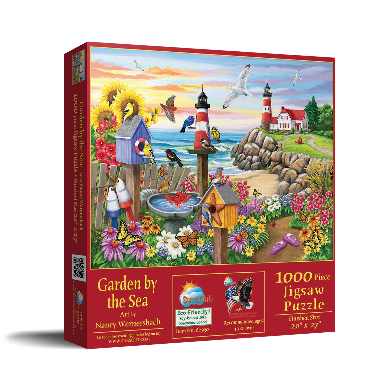Garden by the Sea 1000 - 1000 Piece Jigsaw Puzzle