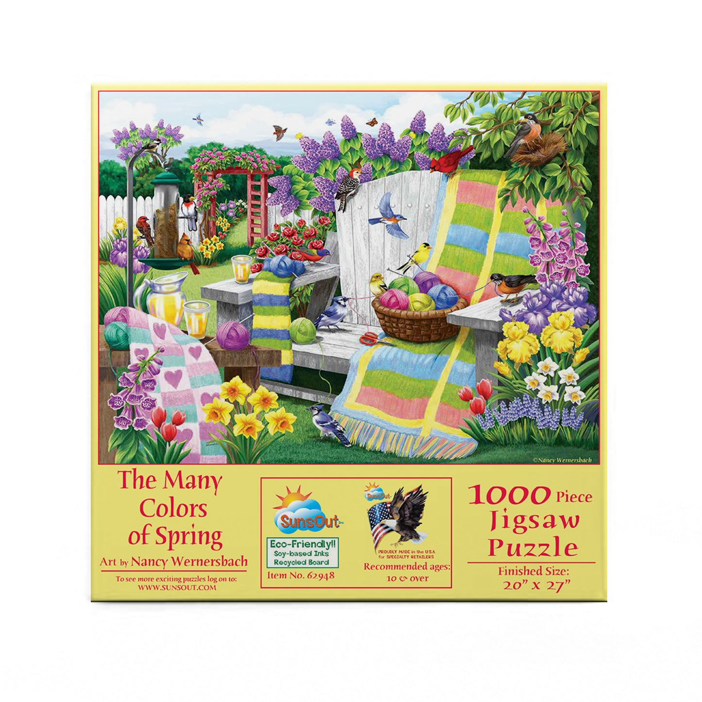The Many Colors of Spring - 1000 Piece Jigsaw Puzzle