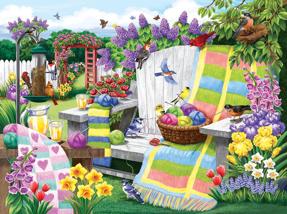 The Many Colors of Spring - 1000 Piece Jigsaw Puzzle