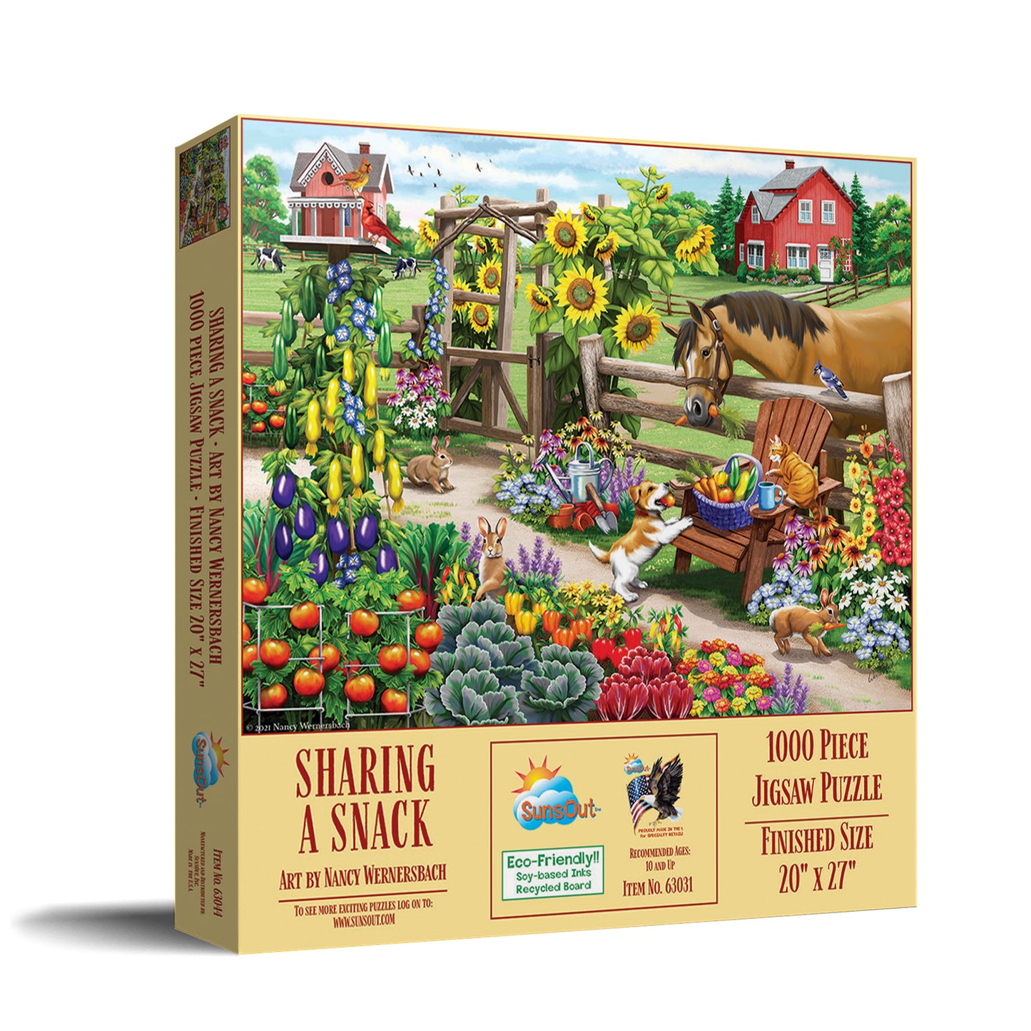 Sharing a Snack - 1000 Piece Jigsaw Puzzle