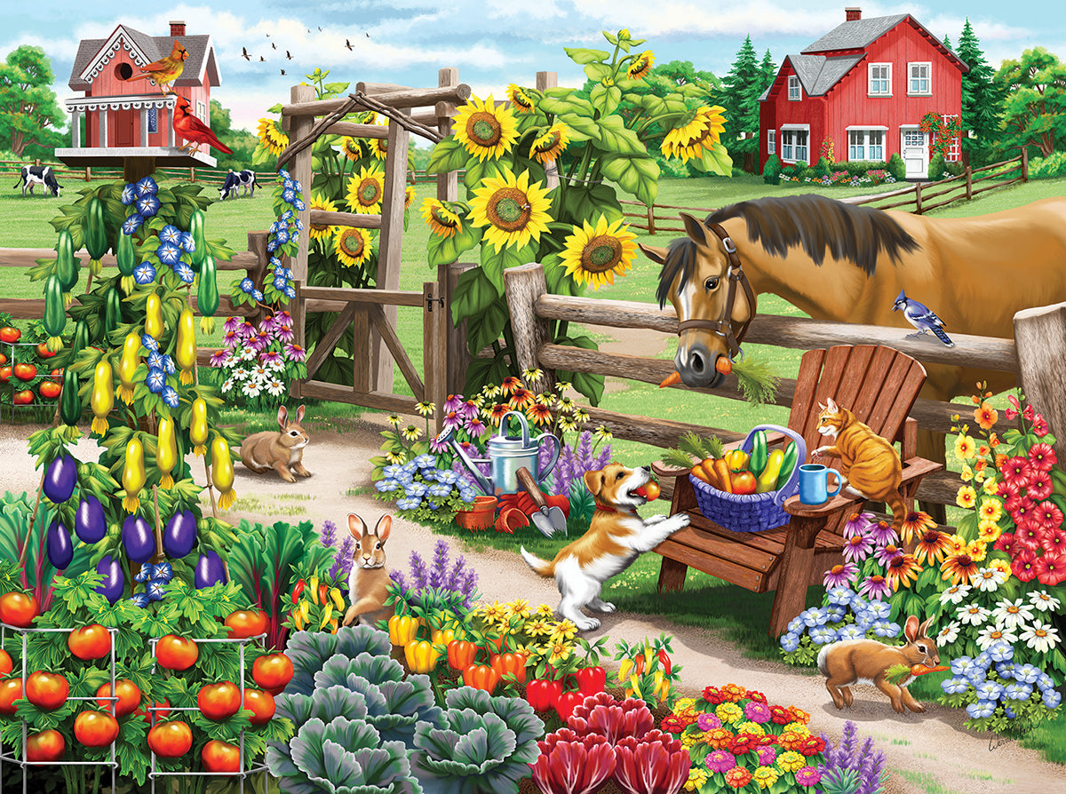 Sharing a Snack - 1000 Piece Jigsaw Puzzle