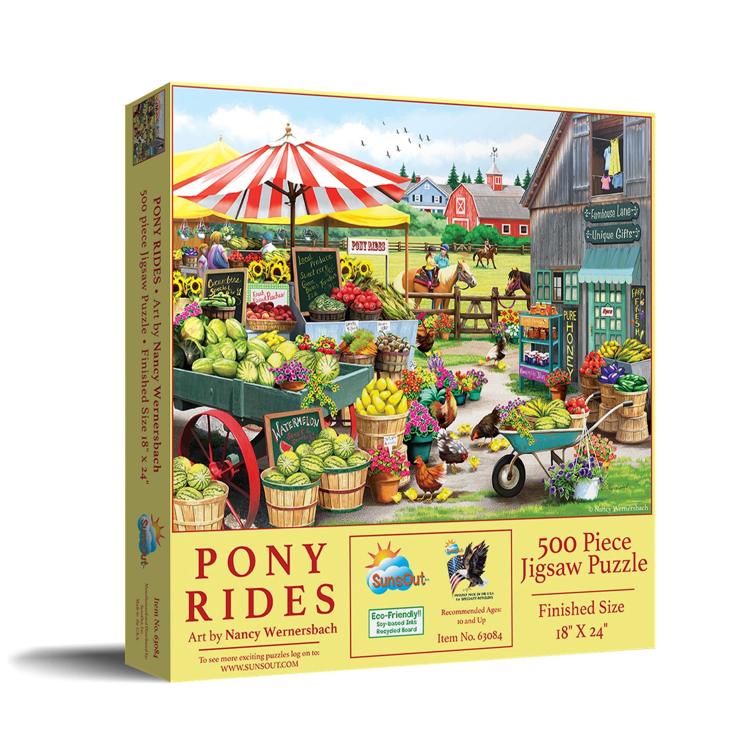 Pony Rides - 500 Piece Jigsaw Puzzle