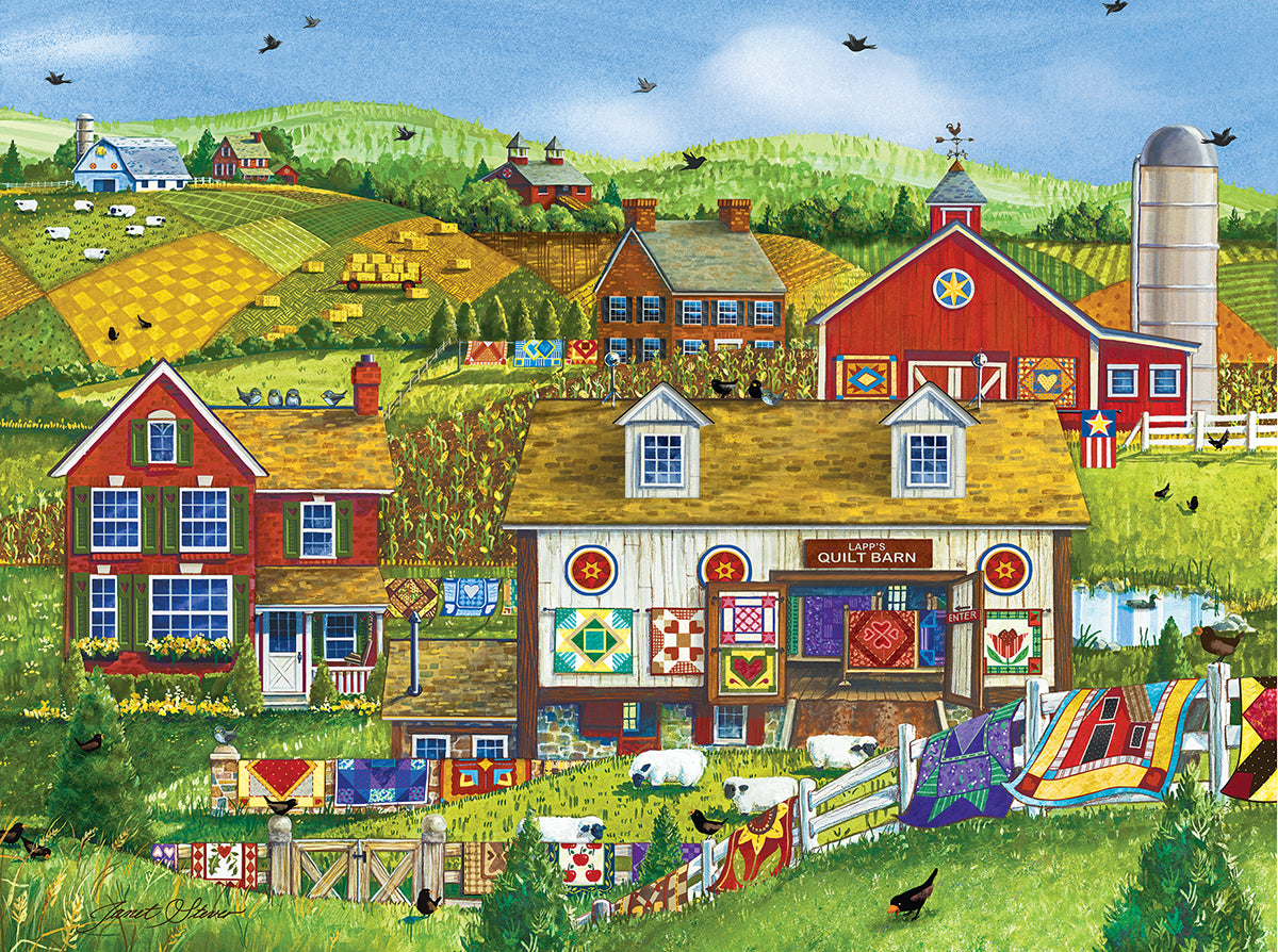 Lapp's Quilt Barn - 1000 Piece Jigsaw Puzzle