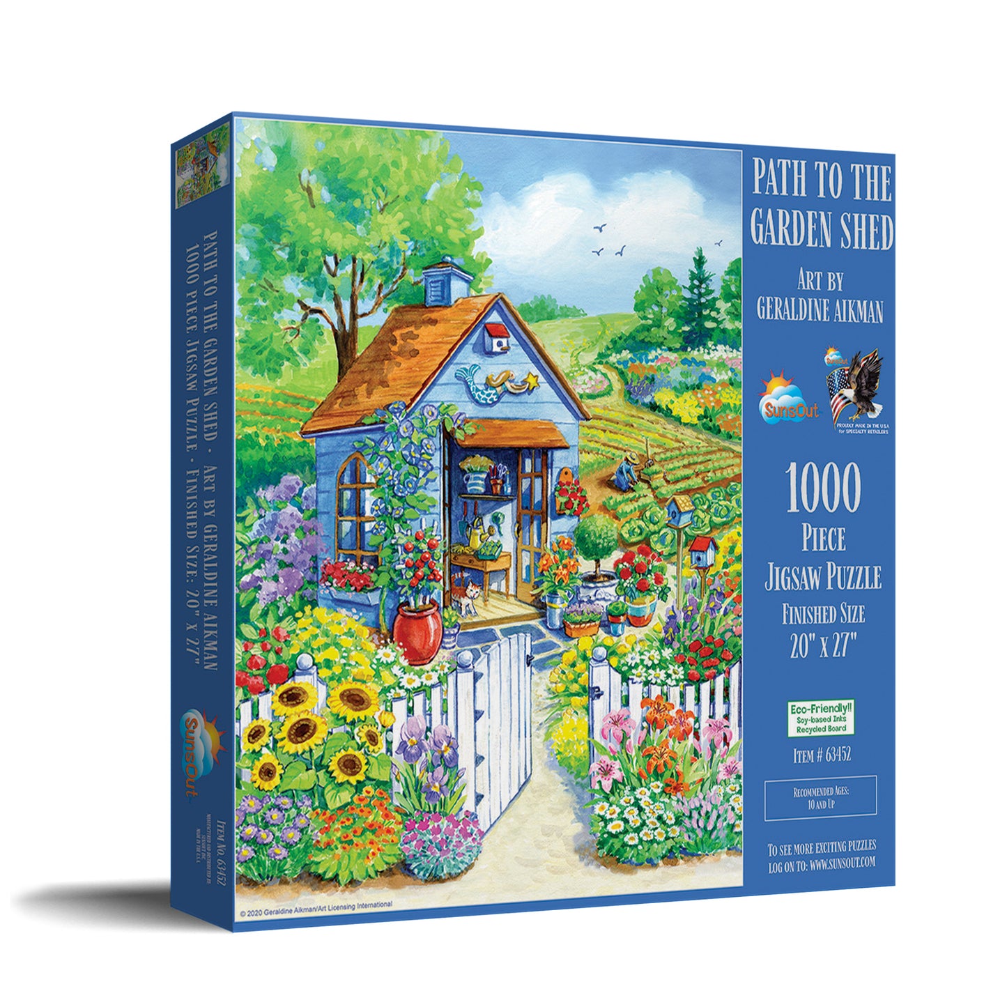 Path to the Garden Shed - 1000 Piece Jigsaw Puzzle