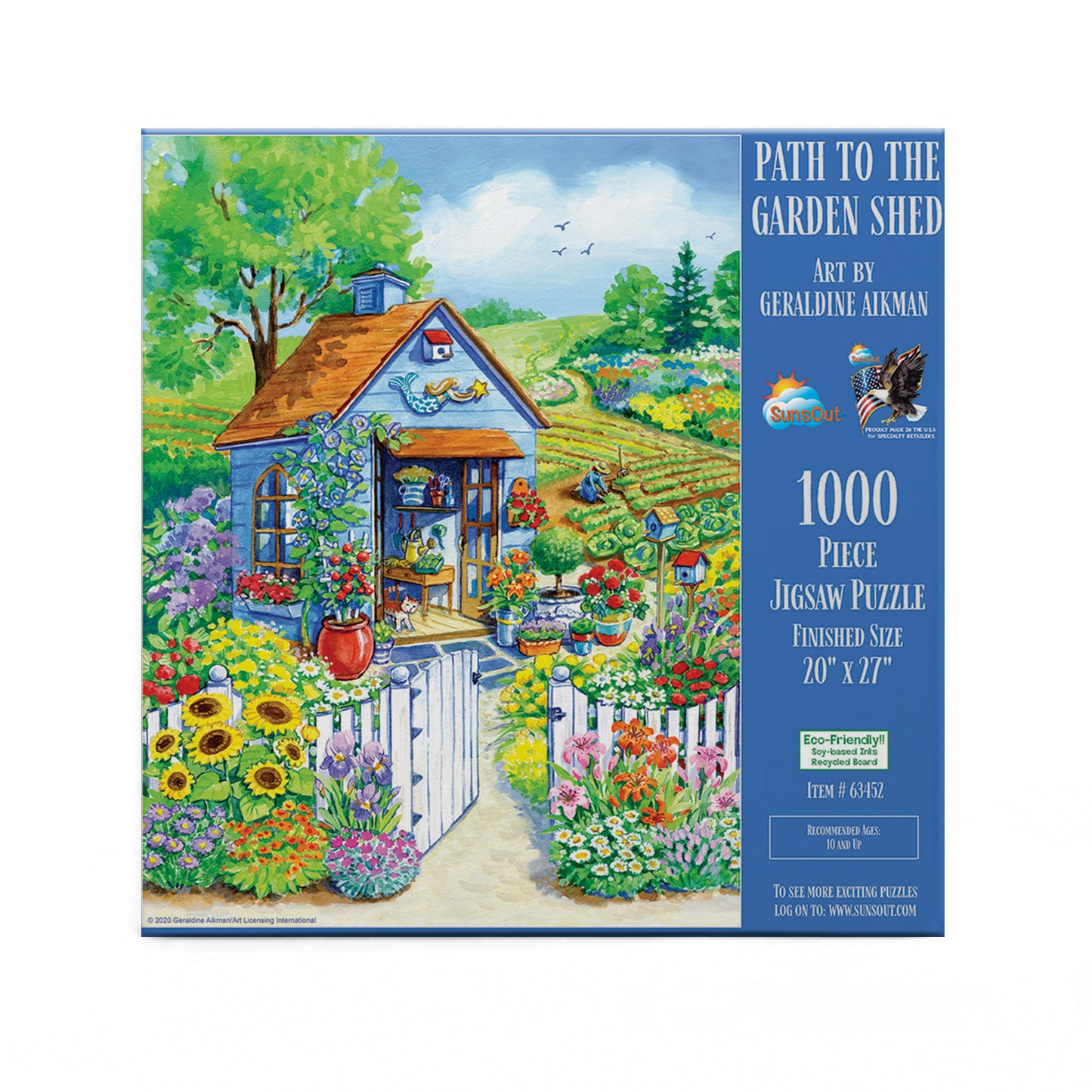 Path to the Garden Shed - 1000 Piece Jigsaw Puzzle