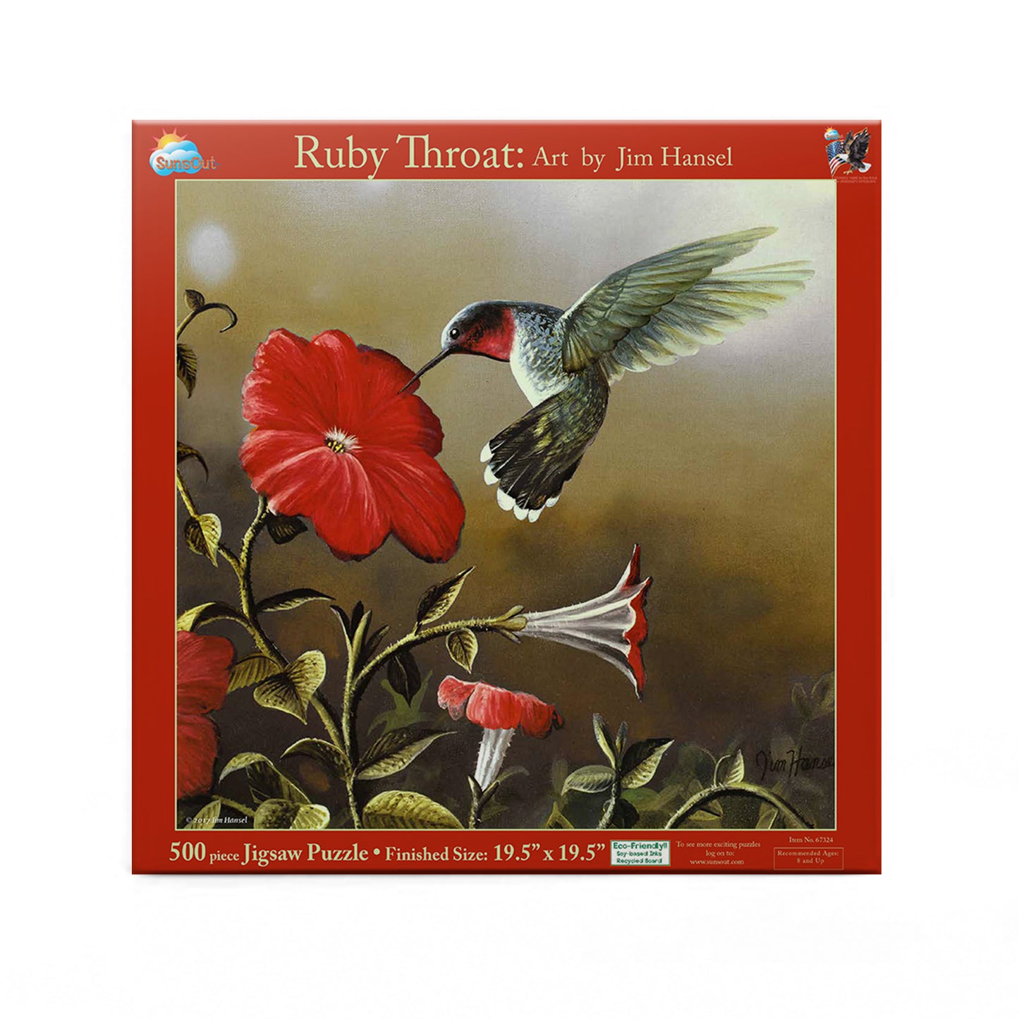 Ruby Throat - 500 Piece Jigsaw Puzzle