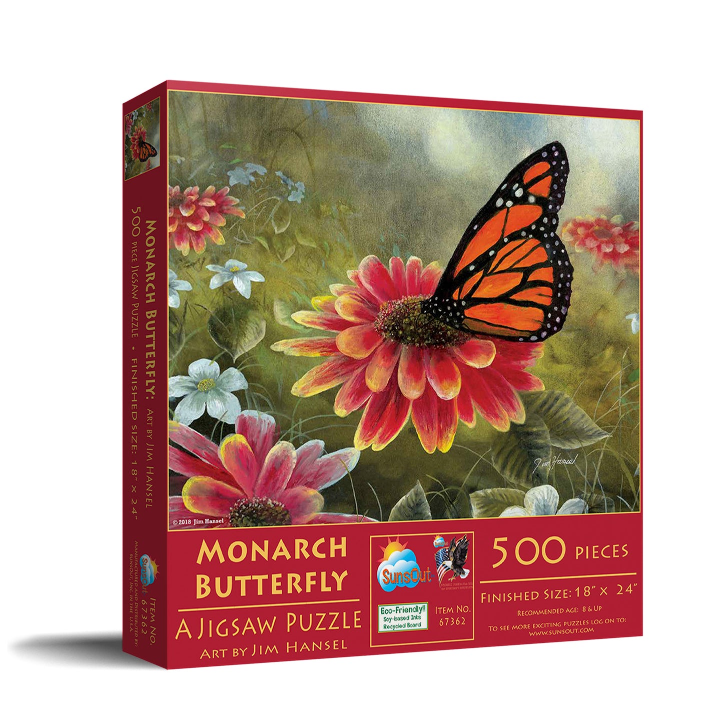 Monarch Butterfly - 500 Piece Jigsaw Puzzle