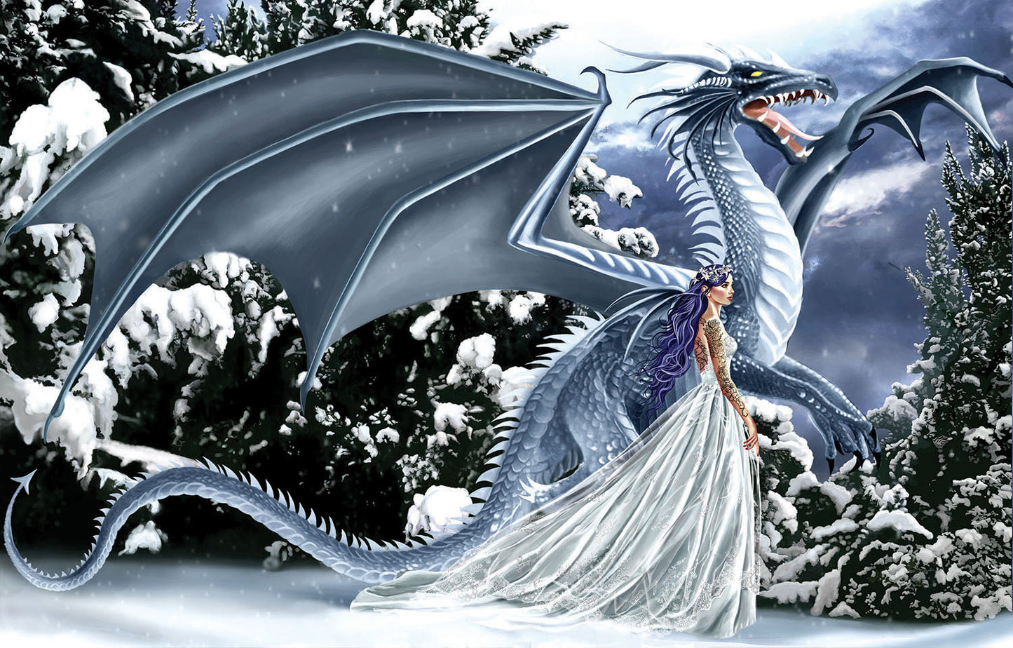 Ice Dragon - 1000 Piece Jigsaw Puzzle