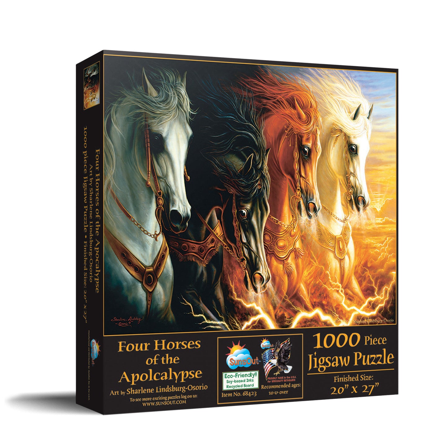 Four Horses of the Apocalypse - 1000 Piece Jigsaw Puzzle