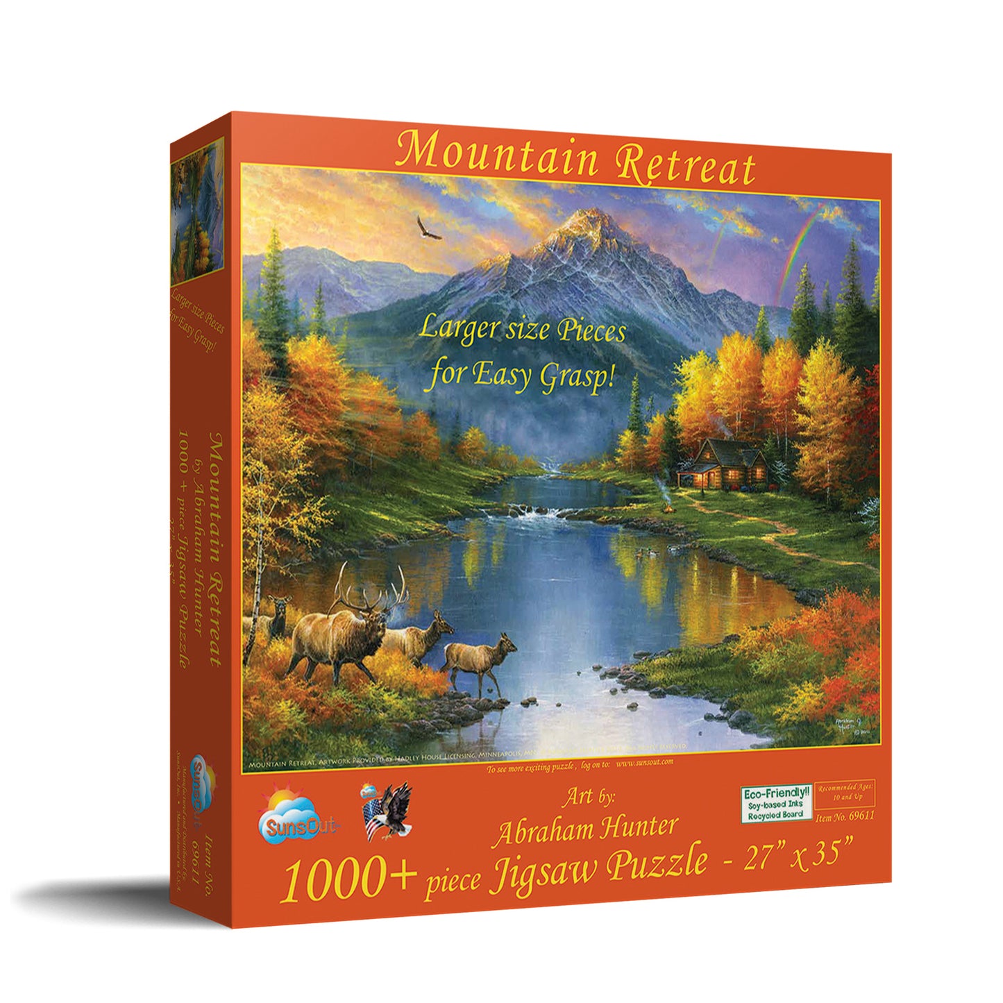 Mountain Retreat - 1000 Large Piece Jigsaw Puzzle