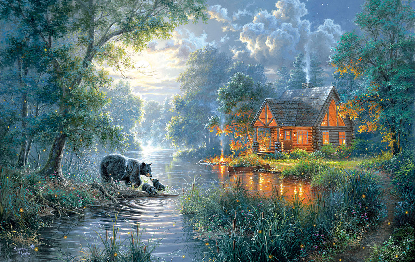 Firefly Cove - 550 Piece Jigsaw Puzzle