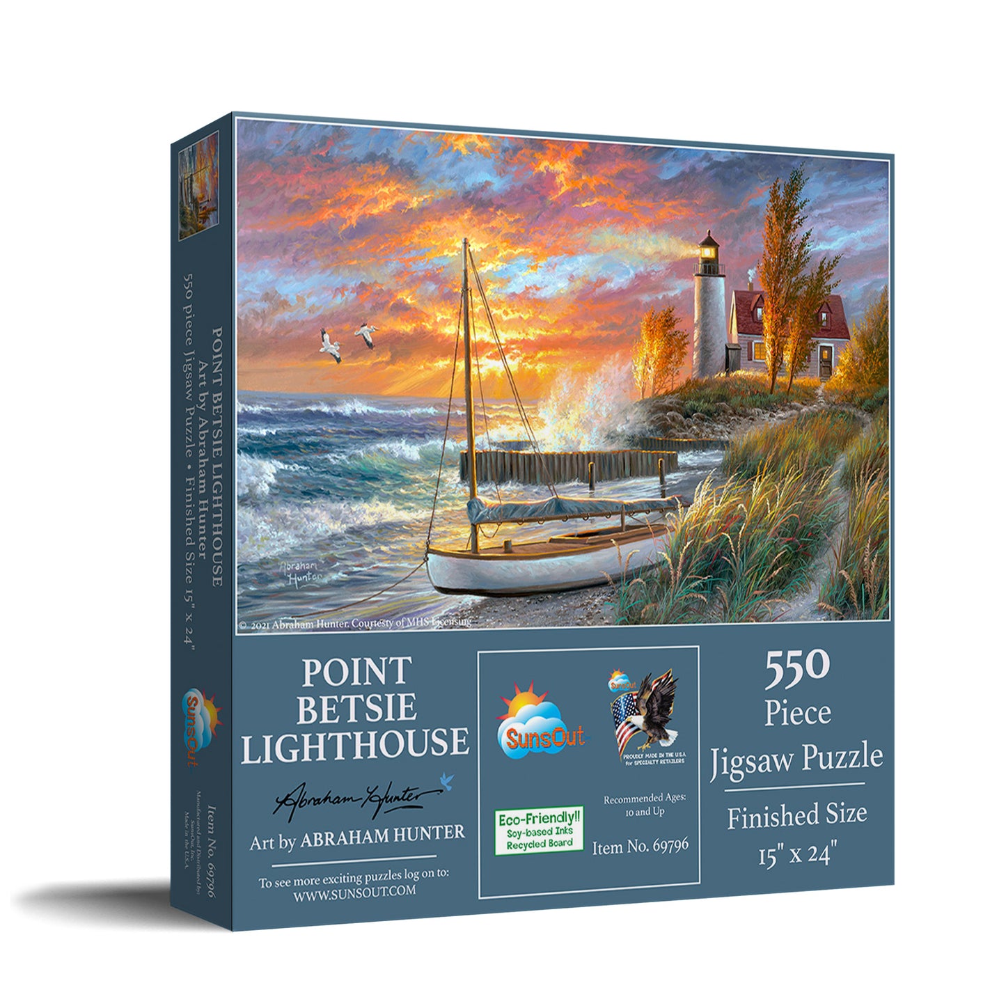 Point Betsie Lighthouse - 550 Piece Jigsaw Puzzle