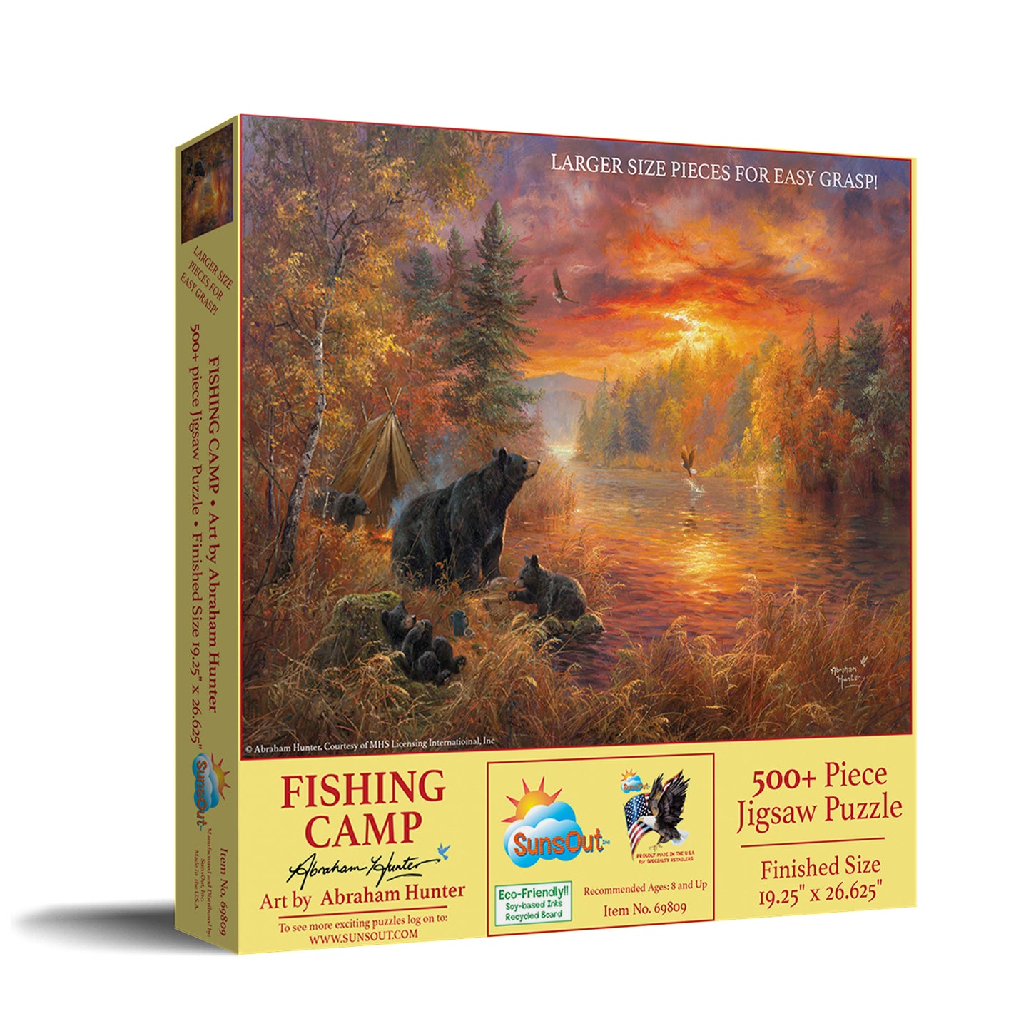 Fishing Camp - 500 Large Piece Jigsaw Puzzle