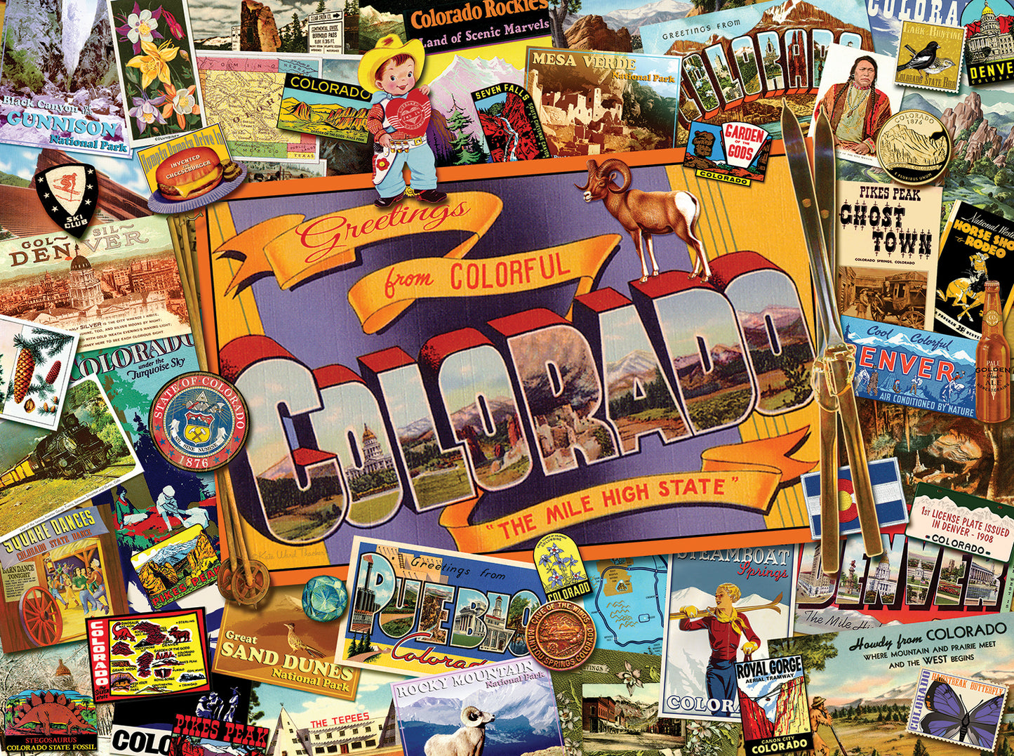 Mile High Colorado - 1000 Piece Jigsaw Puzzle