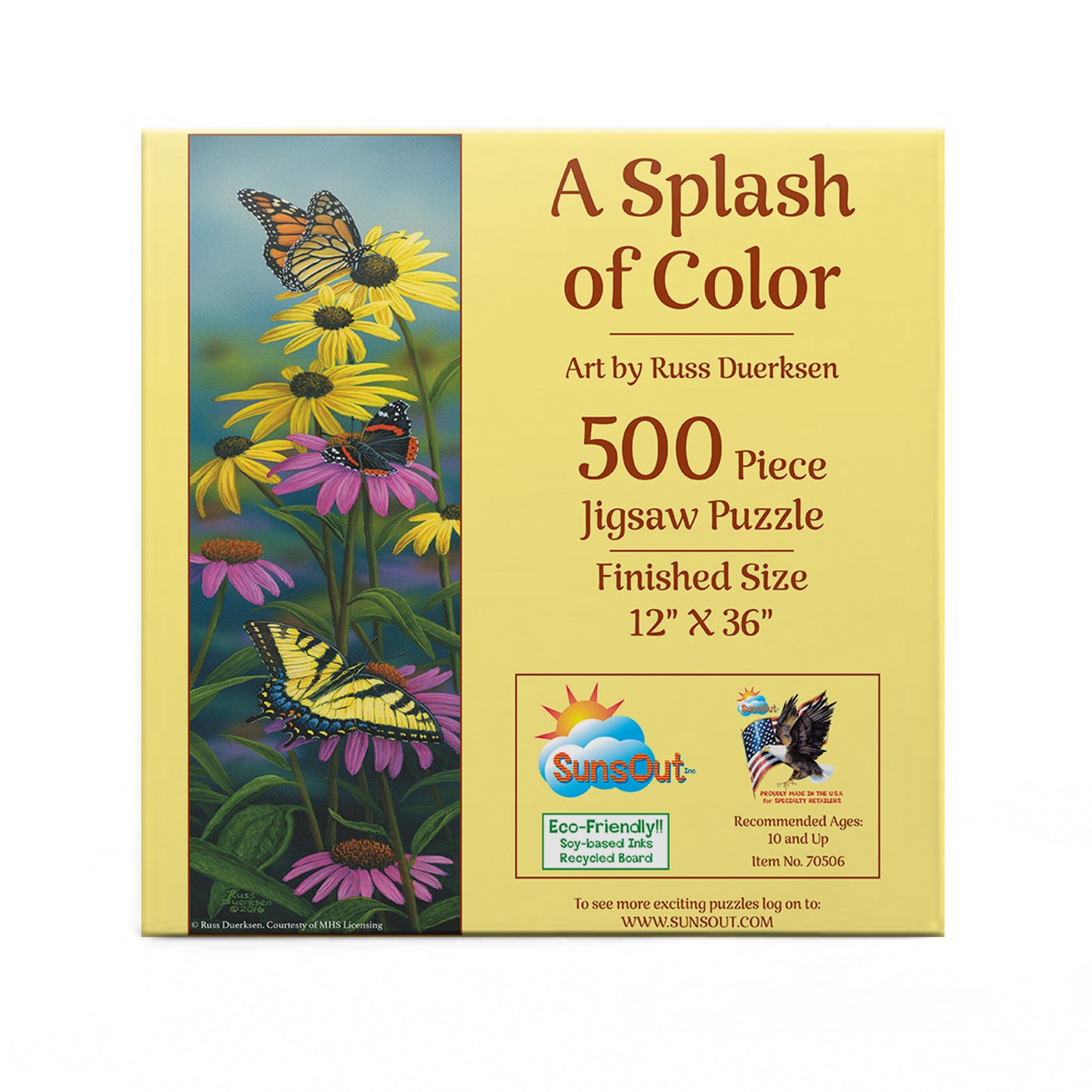 Splash of Color - 500 Piece Jigsaw Puzzle