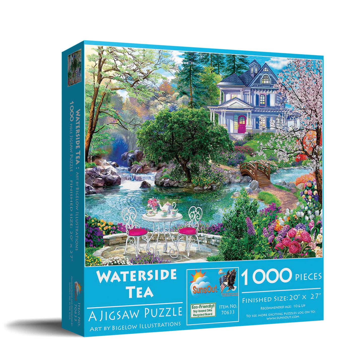 Waterside Tea - 1000 Piece Jigsaw Puzzle