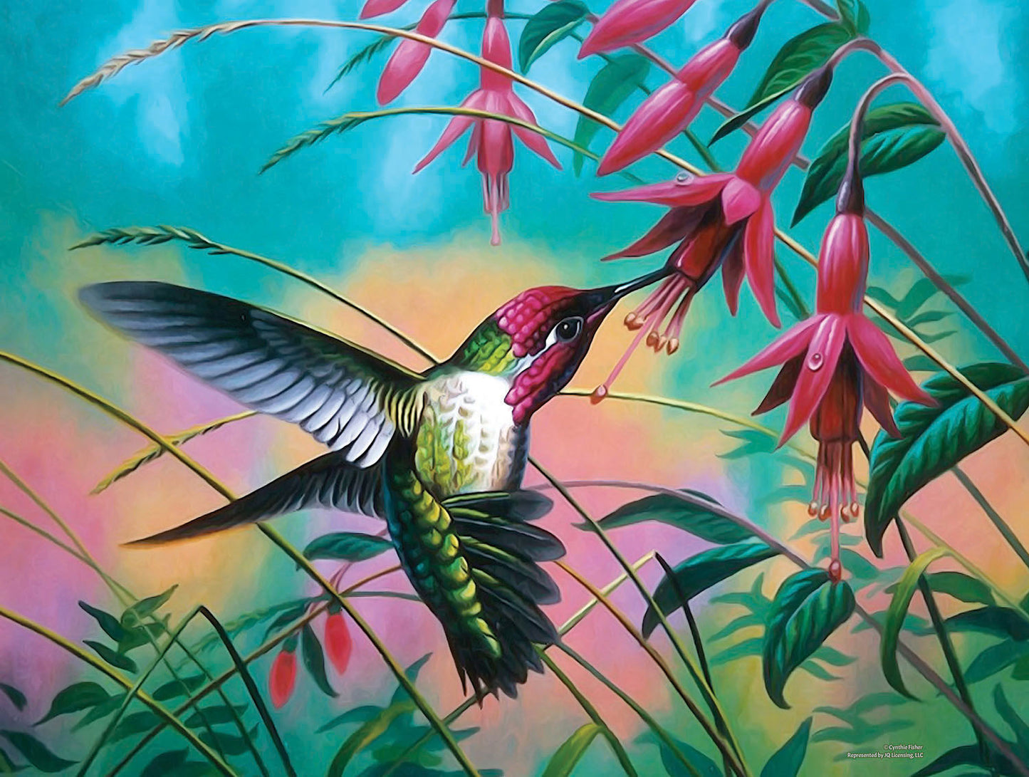 Hummingbird Haven - 500 Piece Jigsaw Puzzle