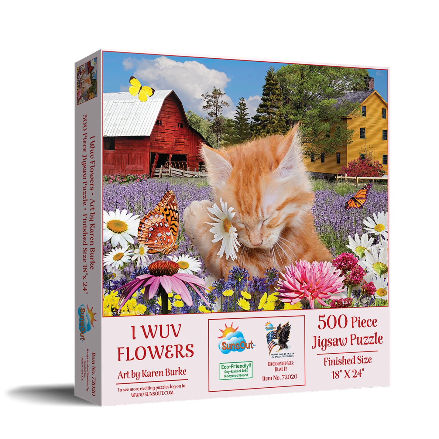 I Wuv Flowers - 500 Piece Jigsaw Puzzle