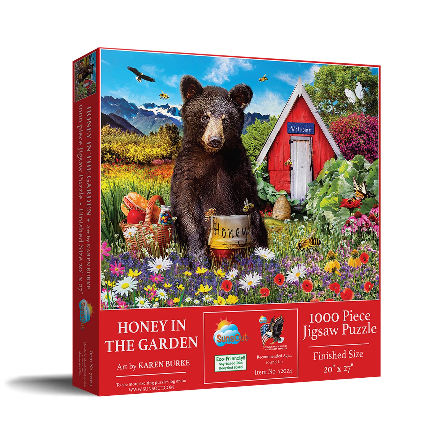 Honey in the Garden - 1000 Piece Jigsaw Puzzle