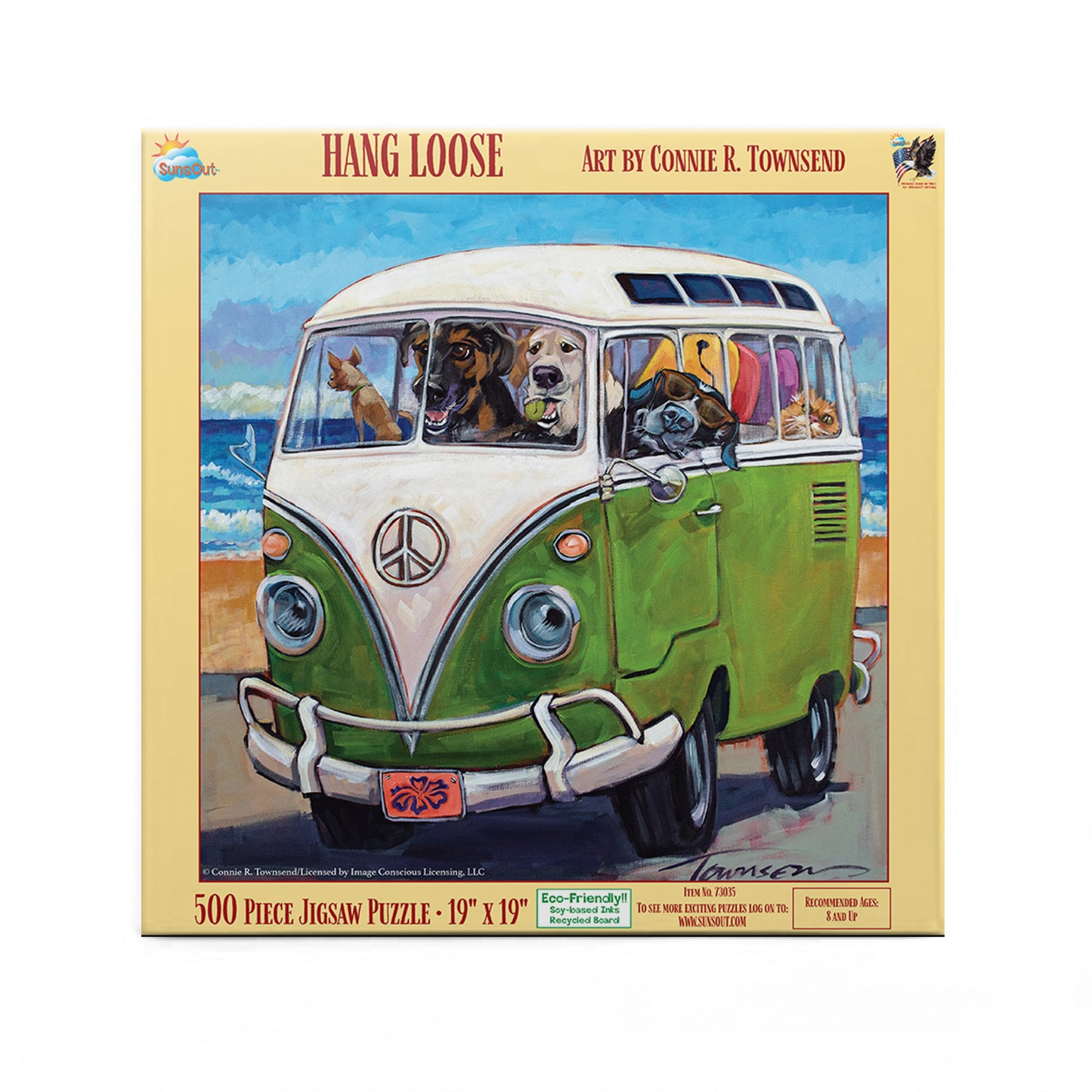 Hang Loose - 500 Piece Jigsaw Puzzle